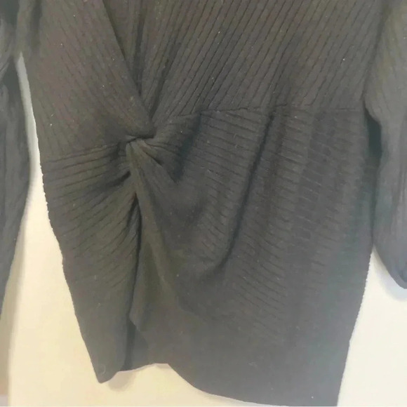 Something Navy black ribbed  sweater - Picture 5 of 5